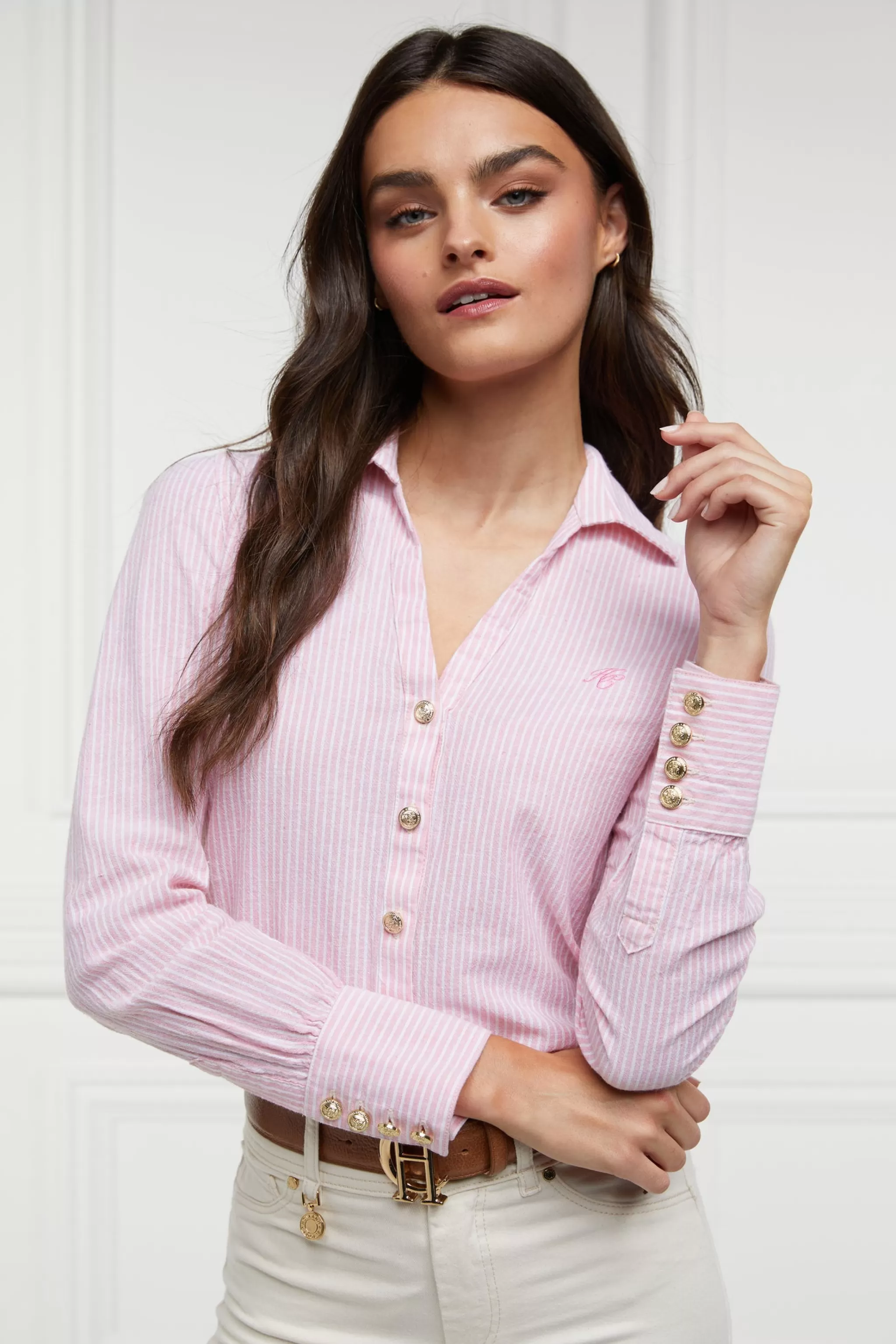 Classic V-Neck Blouse>Holland Cooper Cheap