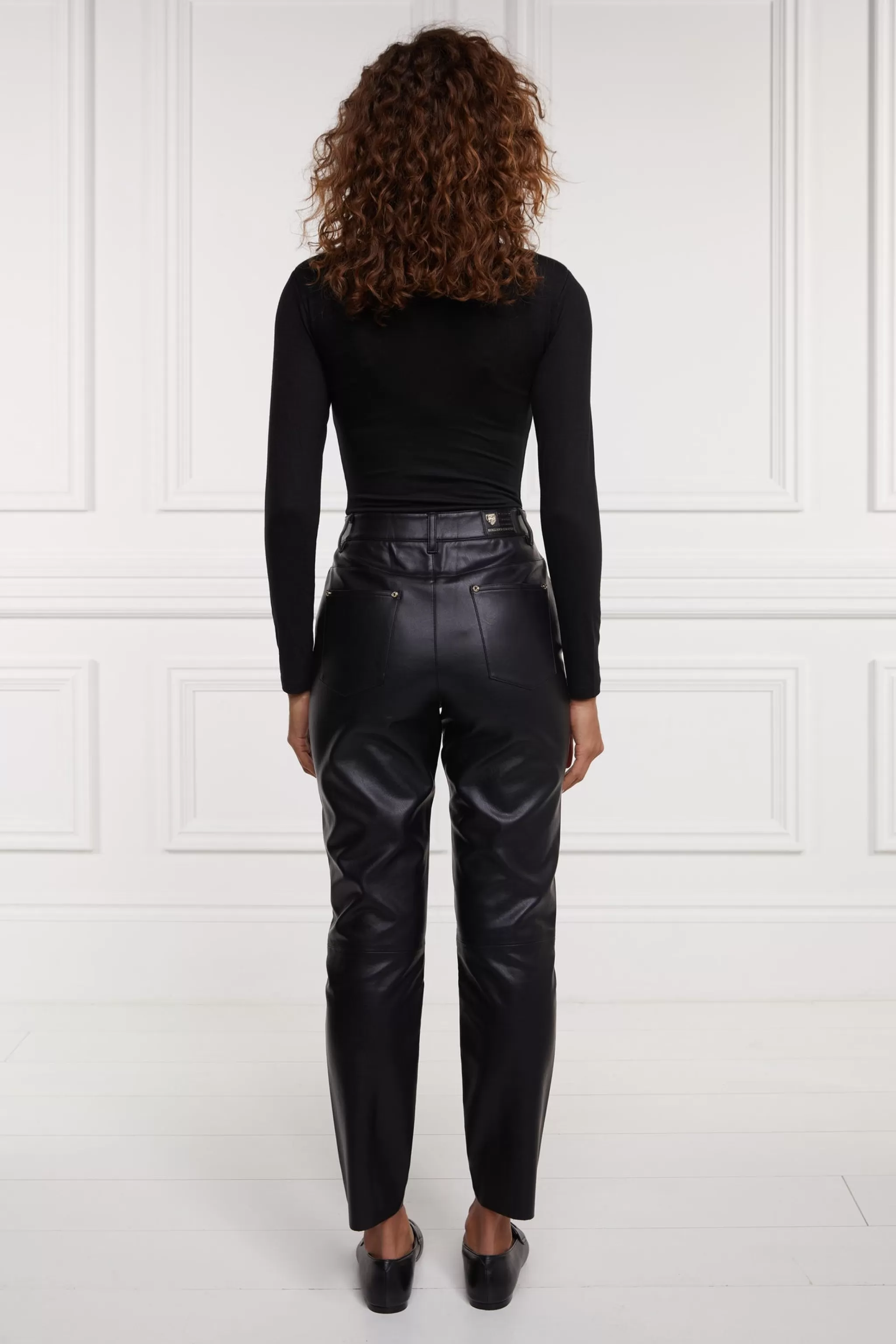 Dunwick Faux Leather Pant>Holland Cooper Store
