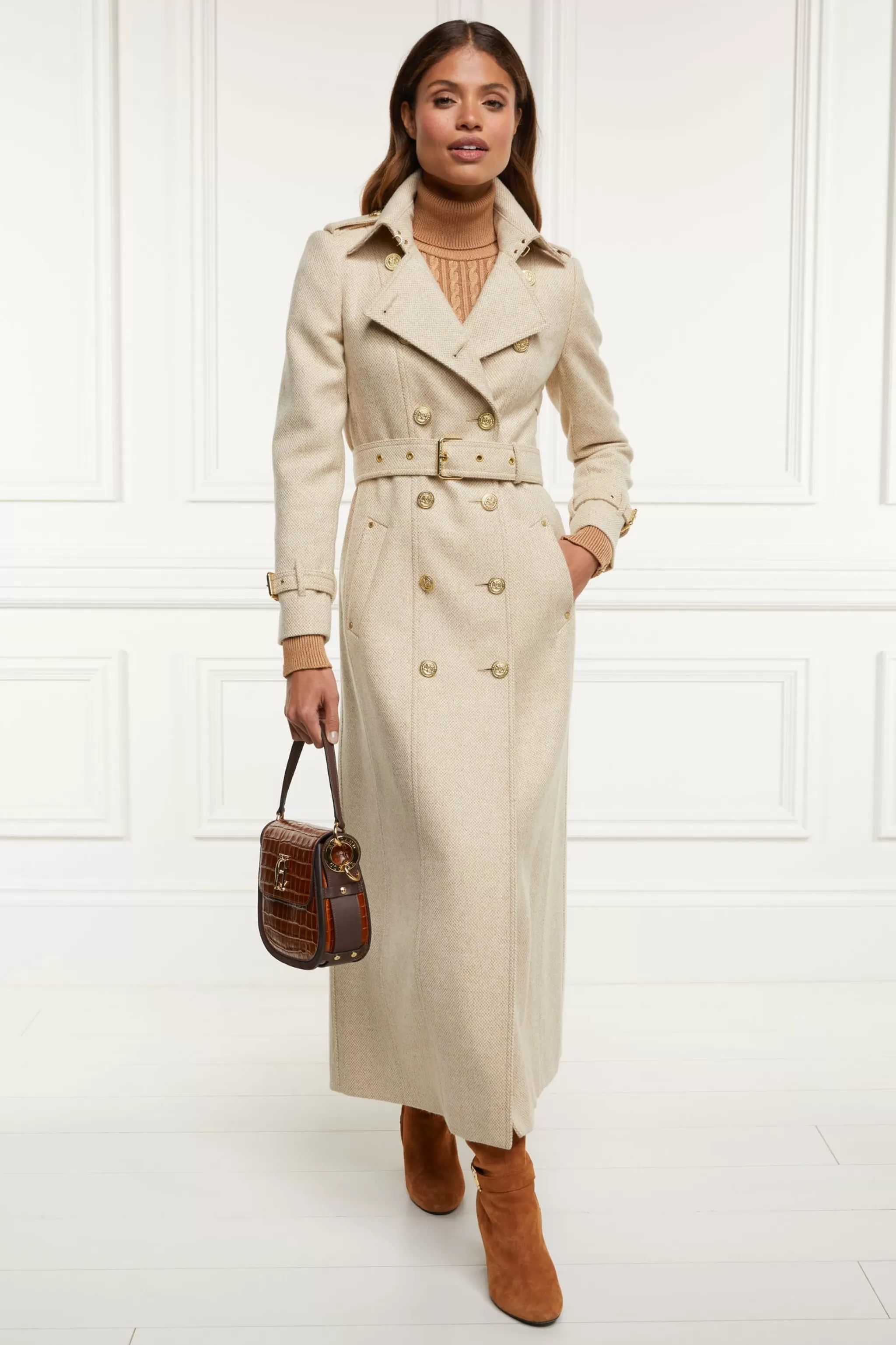 Full Length Marlborough Trench Coat>Holland Cooper Fashion