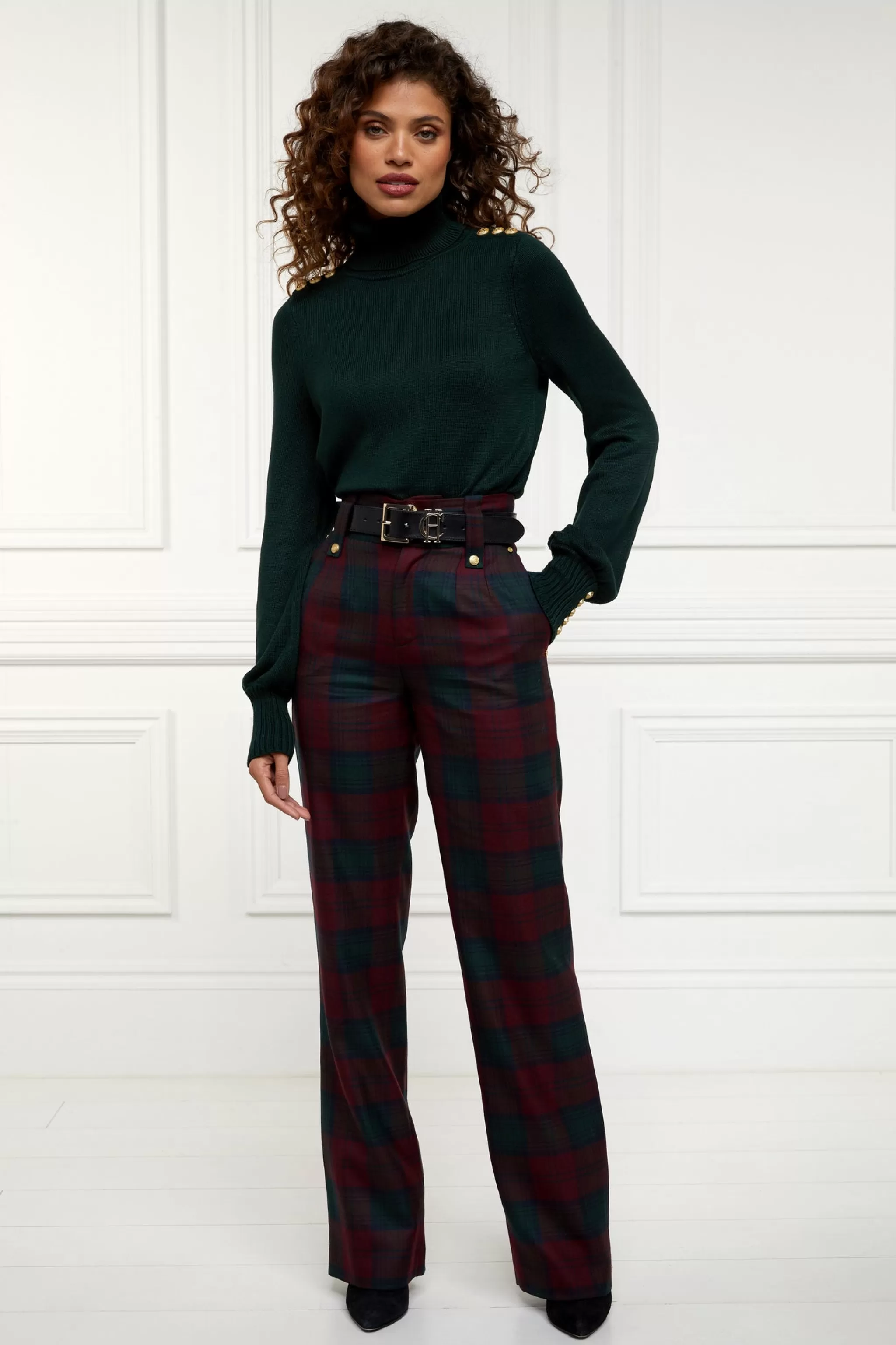 High Waisted Straight Trouser>Holland Cooper Outlet