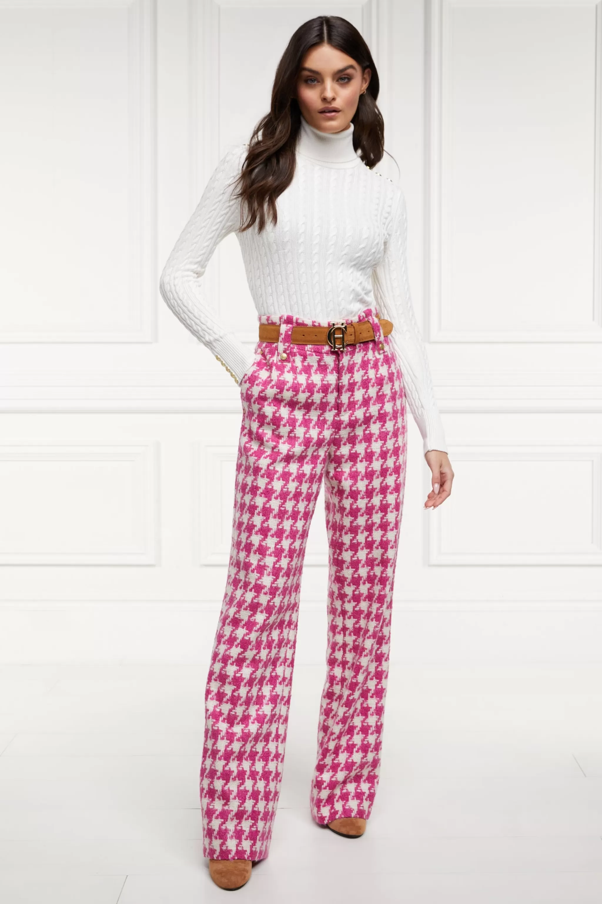 High Waisted Straight Trouser>Holland Cooper Discount