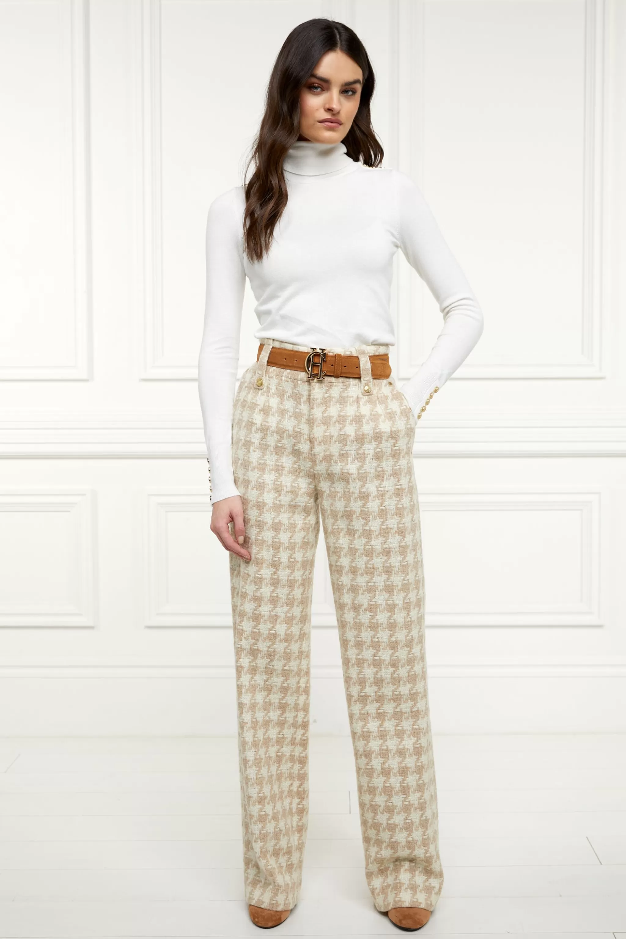 High Waisted Straight Trouser>Holland Cooper Clearance