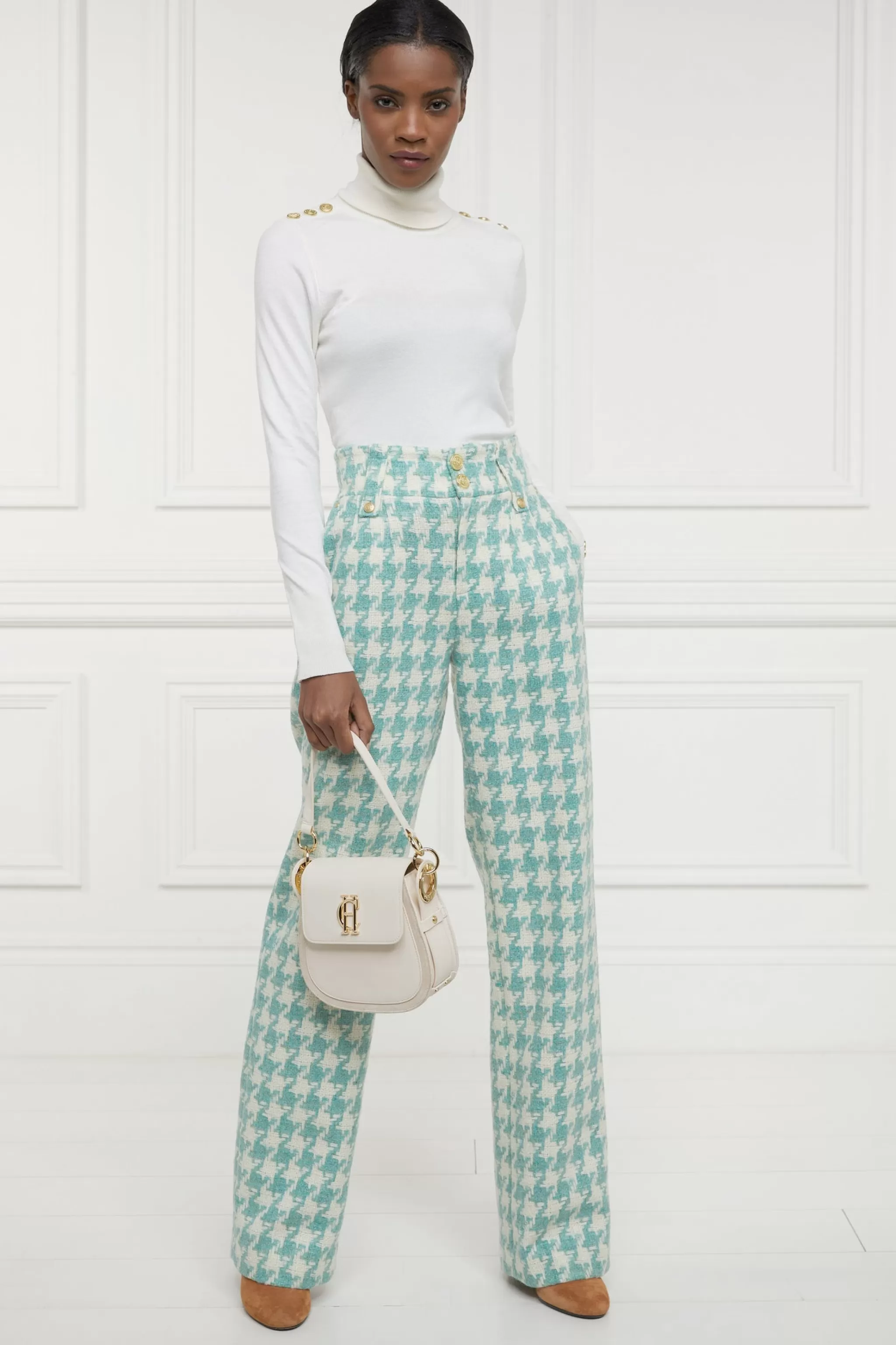 High Waisted Straight Trouser>Holland Cooper Hot