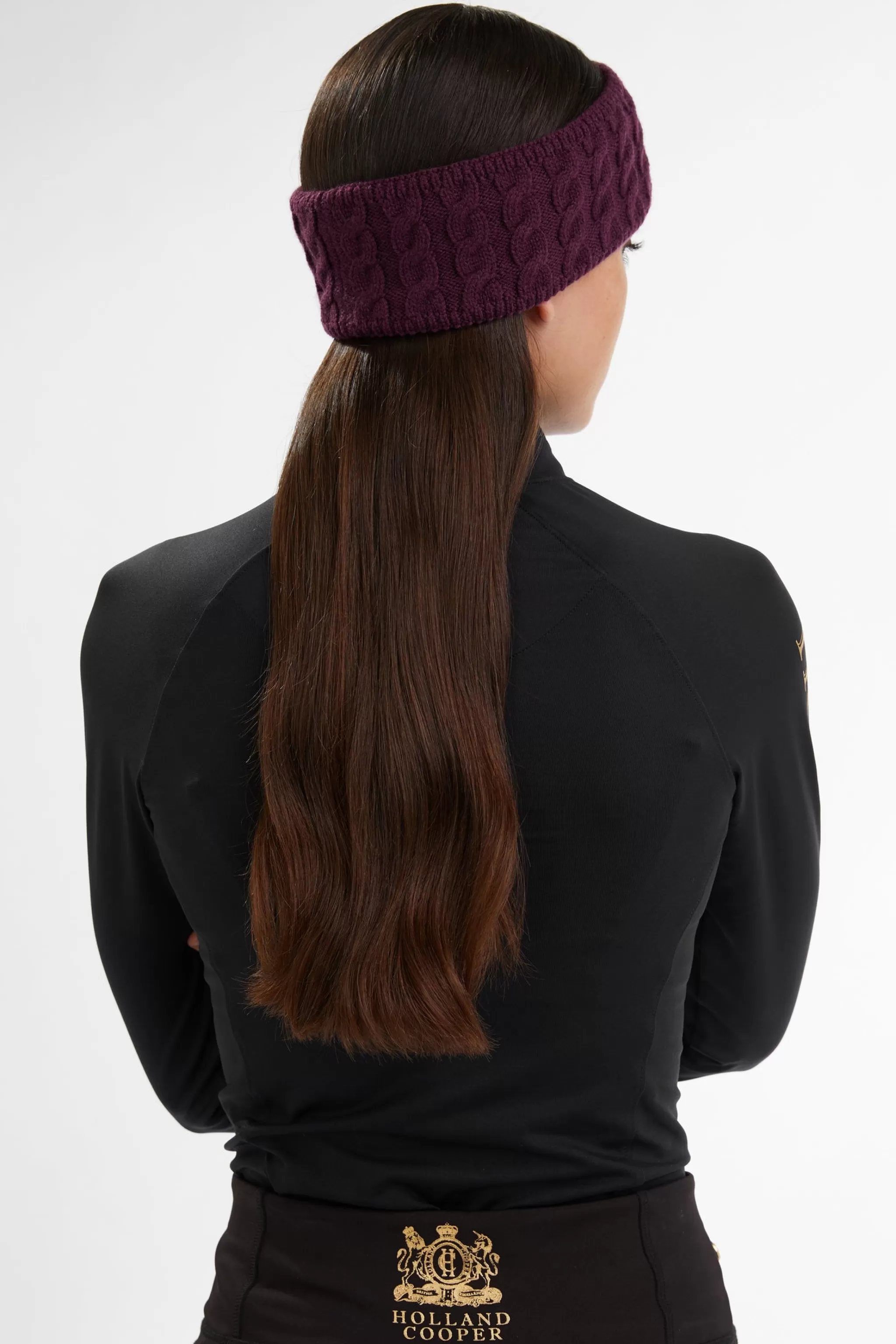Luxe Cable Knit Headband>Holland Cooper Sale