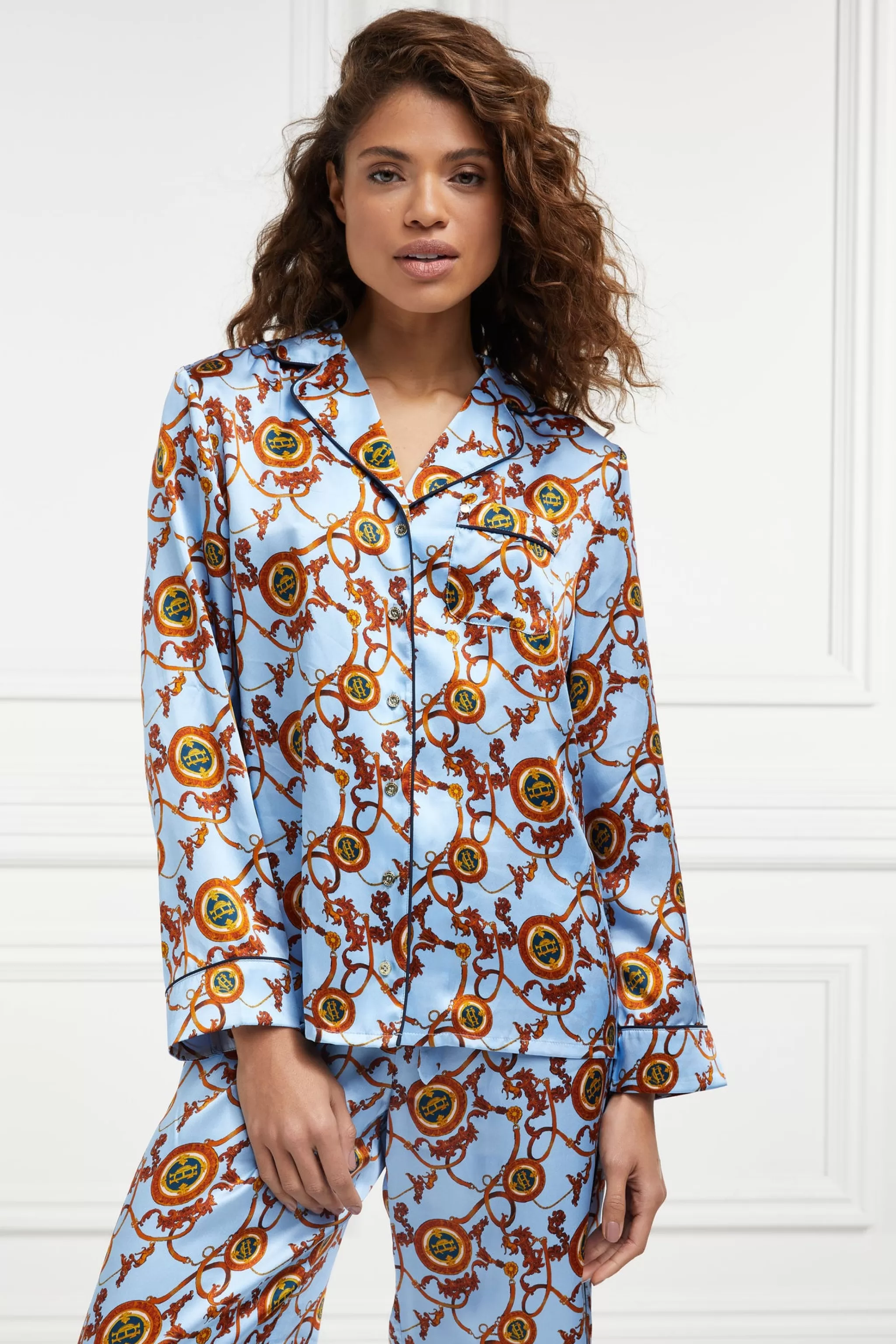 Silk Pyjama Shirt>Holland Cooper New